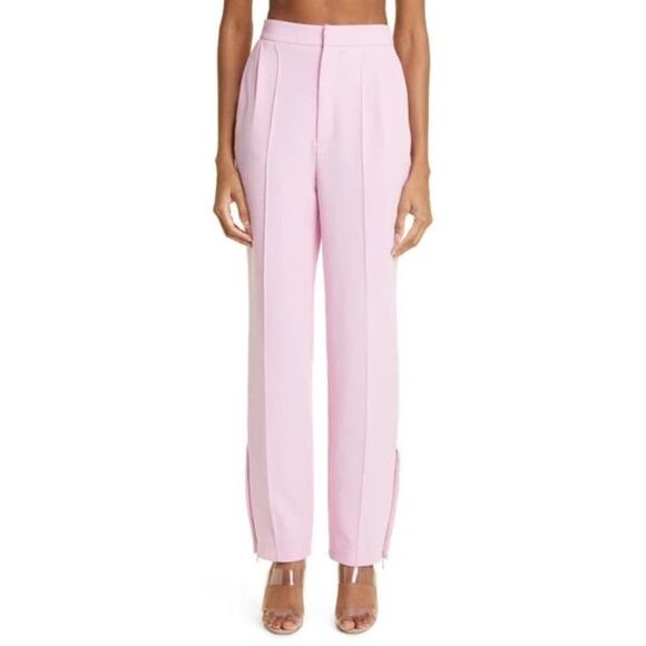 LAPOINTE Zip-Hem Tailored Crepe Track Pants in Blossom size 14 - Picture 1 of 16